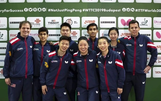 US Olympic Table Tennis Team 2016